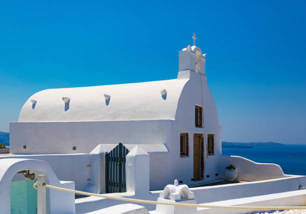 istock Greek church Santorini 824020508