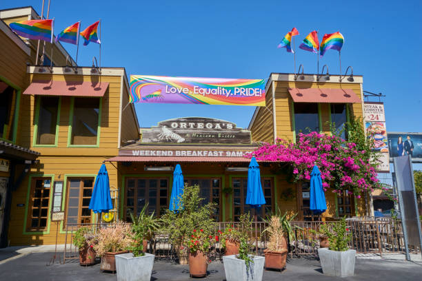 the days leading up to the LGBT Pride Celebration are filled with preparations and anticipation stock photo