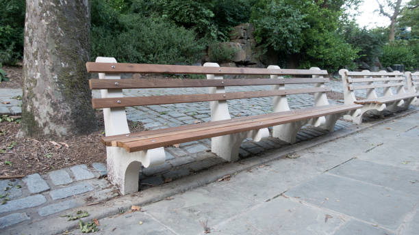 istock City park benches 824030514