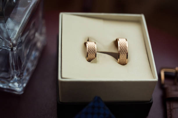 istock wedding rings lie in a beautiful wedding box, wedding, 824042548