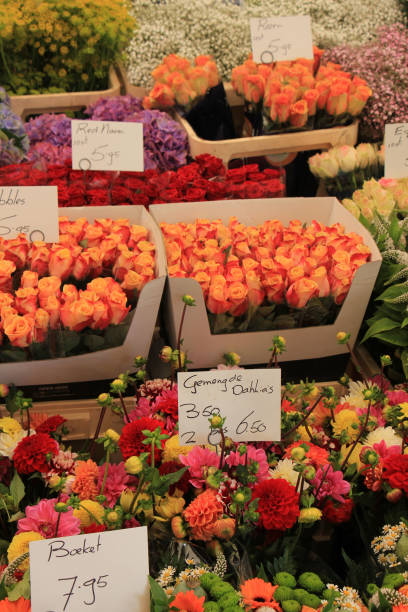 istock Flowers at a flower market 824045520