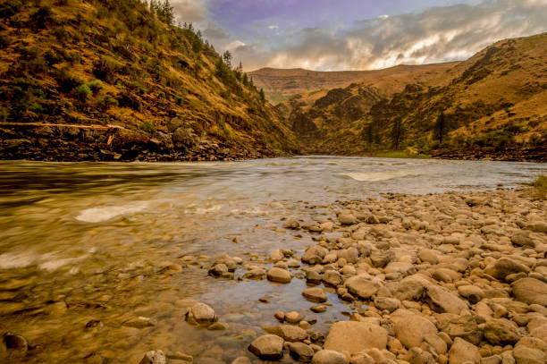 istock Sunset, Lower Salmon River, Idaho 824045758
