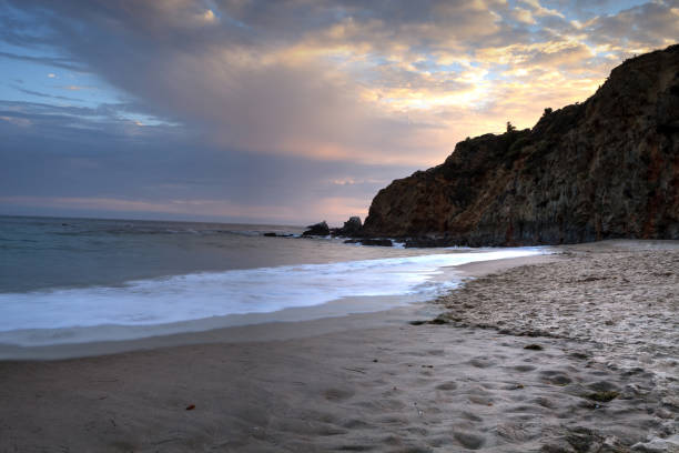istock Sunset over the beach at Crescent Bay 824056218