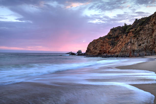 istock Sunset over the beach at Crescent Bay 824056300