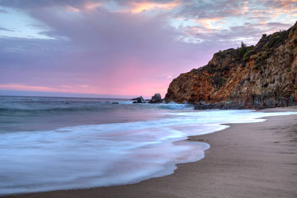istock Sunset over the beach at Crescent Bay 824056368