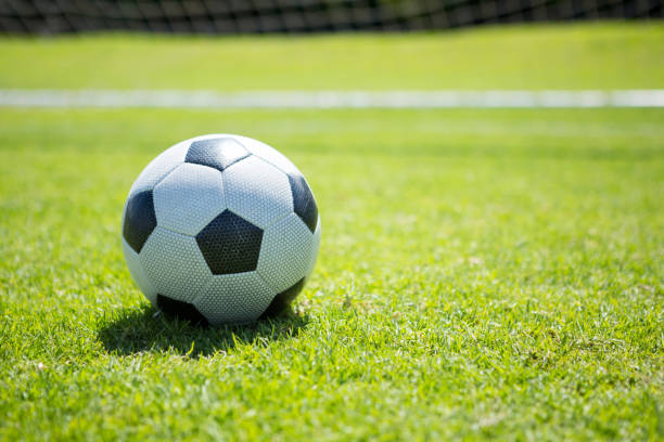 istock Close up of soccer ball 824066066
