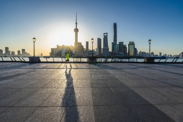 istock Shanghai landscape in the morning 824072084