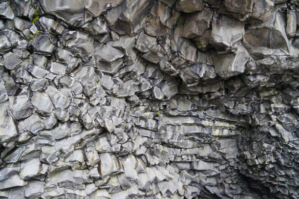 istock Light grey basalt columns near Reynisdrangar beach,Iceand 824078360