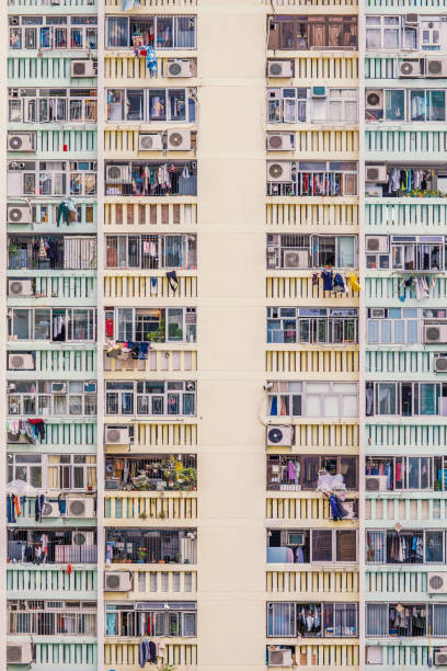 istock front view of apartment in Hong Kong 824091174