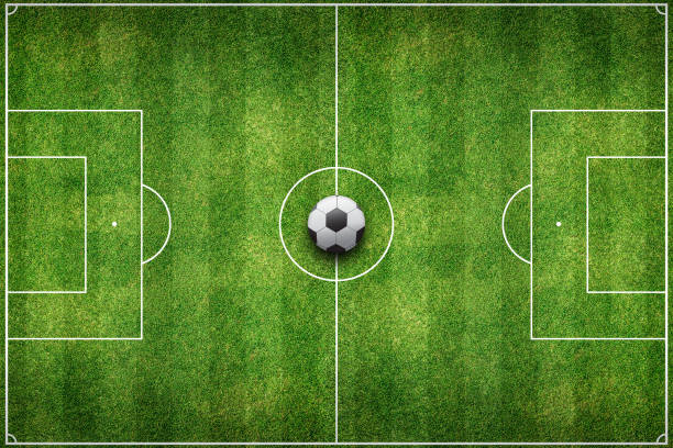 istock Green Football Stadium field 824093916