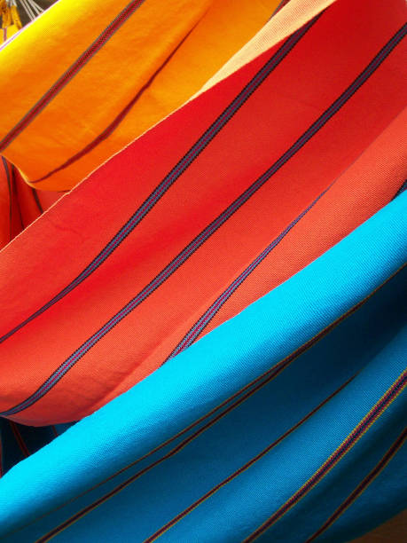 Montañita Montanita, Ecuador Montañita Montanita, Santa Elena, Ecuador - January 1, 2006: Color hammocks. montanita ecuador stock pictures, royalty-free photos & images