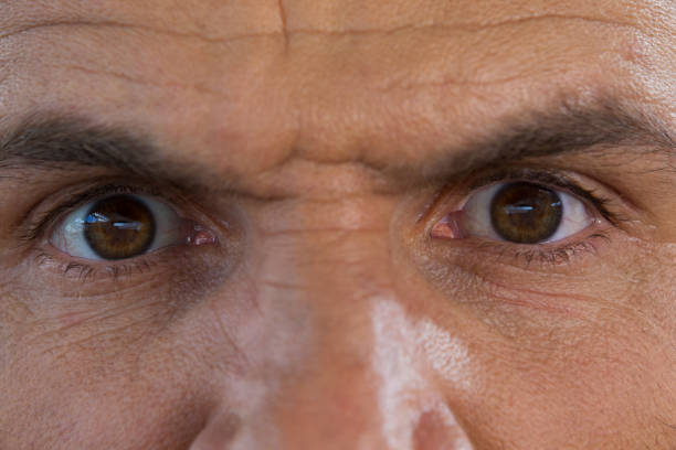 istock Cropped image of angry mature man 824101540