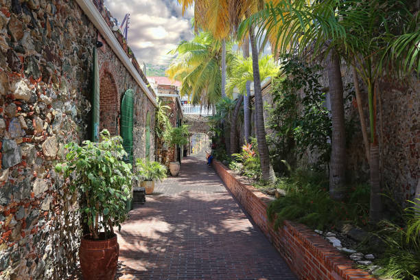 istock Charlotte Amalie streets at sunset 824102610