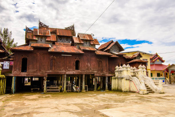 Shwe Yan Pyay Monastery in Nyaungshwe township, Myanmar.
