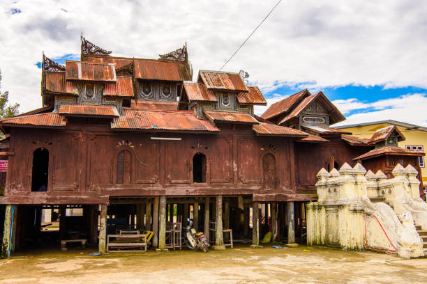 istock Shwe Yan Pyay Monastery in Nyaungshwe township, Myanmar. 824103224