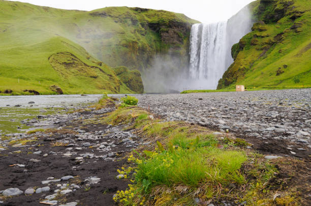 istock Skogarfoss,majestic waterfall of Iceland. 824109192