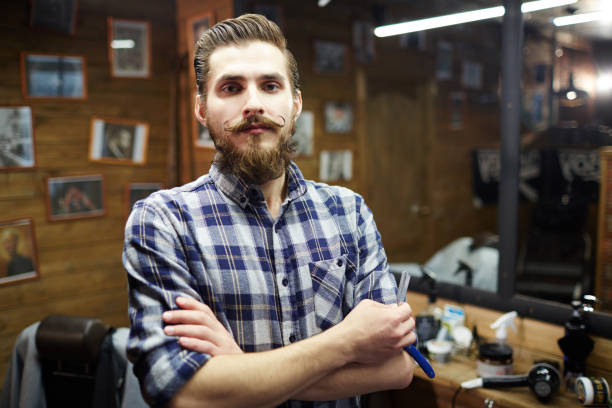 istock Owner of barbershop 824112764