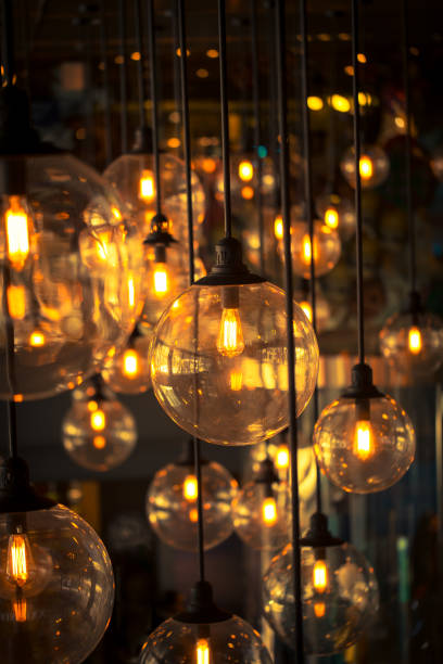 istock Tungsten lamp bulb, old vintage design style. 824115548