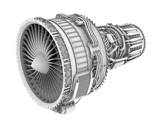 istock 3D clay render of turbofan jet engine isolated on white background 824116022