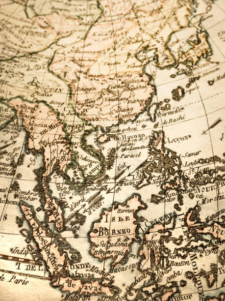 istock Antique world map Southeast Asia 824125570