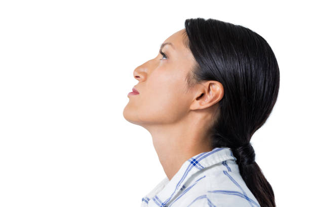 istock Woman against white background 824125752