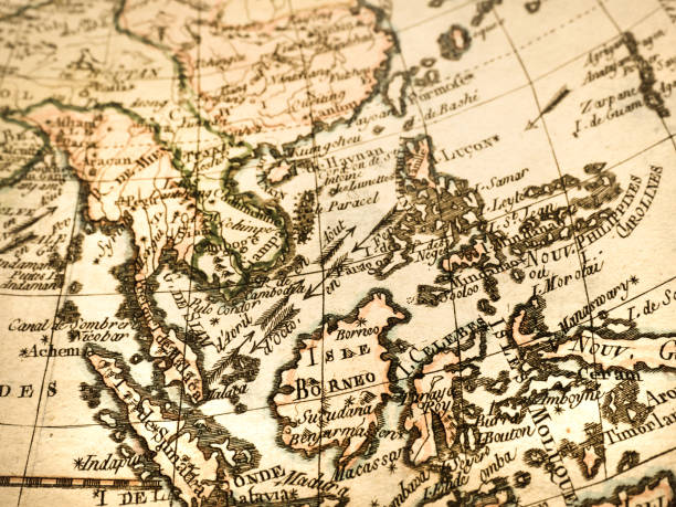 istock Antique world map Southeast Asia 824126184