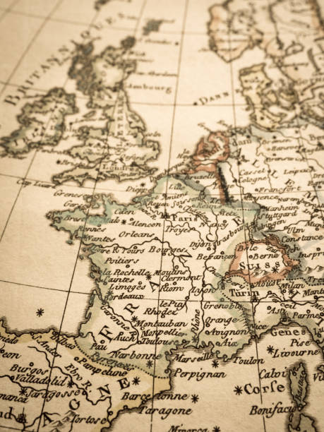 istock Antique world map Europe 824126258