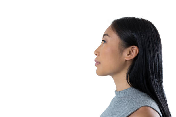 istock Woman standing against white background 824126294