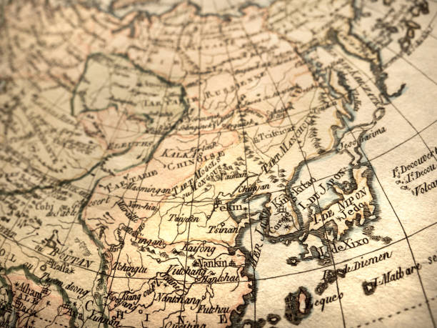 istock Antique world map East Asia 824129170