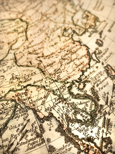 istock Antique world map Indochina Peninsula 824129268