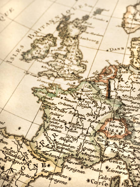 istock Antique world map Europe 824132574
