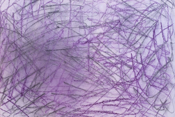 istock violet watercolor crayon on paper background texture 824144314