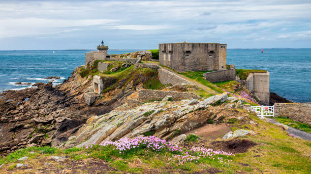istock Kermorvan Point, Kermovan Lighthouse, Brittany, France 824150636