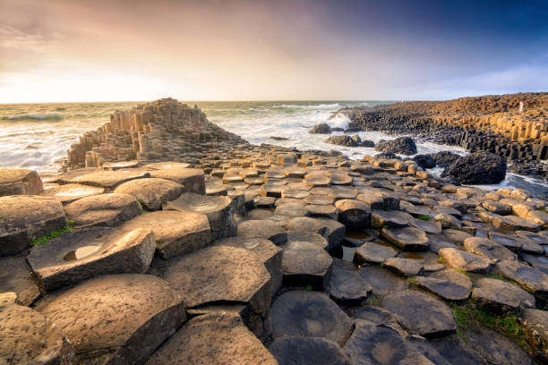 istock sundown at giants causeway, Northern Ireland 824154204