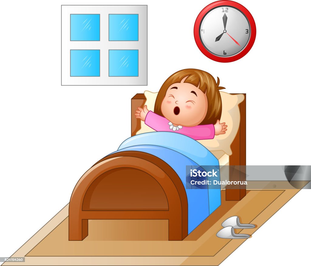 Ilustración de Niña Despierta En Una Cama Y Bostezo y más Vectores Libres de Derechos de Cama - Cama, Camisón, Niñas - iStock Ilustración de Niña Despierta En Una Cama Y Bostezo y más Vectores Libres de Derechos de Cama - Cama, Camisón, Niñas - iStock