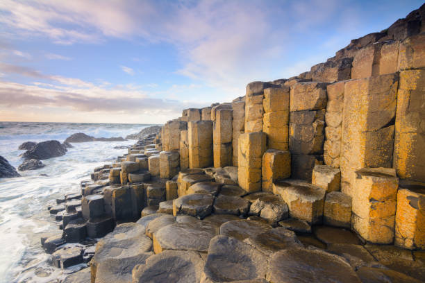 istock sundown at giants causeway, Northern Ireland 824154270