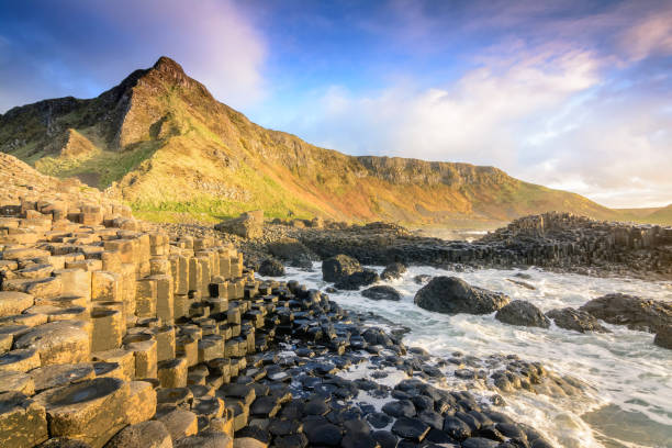 istock sundown at giants causeway, Northern Ireland 824154308