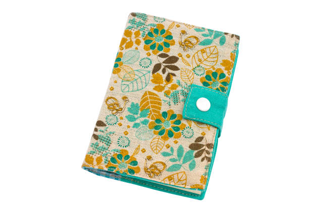 istock Notebook with floral ornament isolated on a white 824160544
