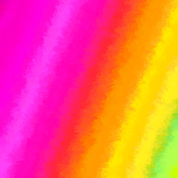 istock yellow pink red green abstract textured brush like strokes background design 824167318