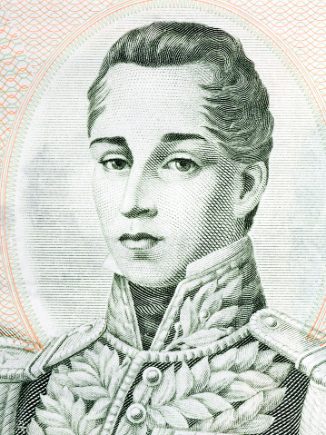 Jose Maria Cordova portrait from Colombian money