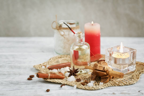 istock Composition of spa treatment 824182222