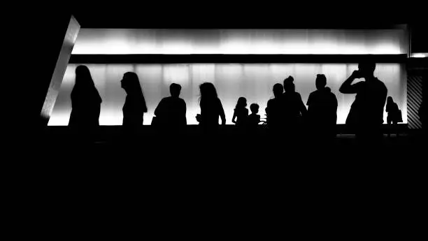 Photo of People silhouette