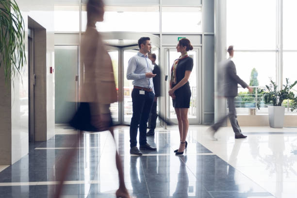 istock Business people in lobby 824182946