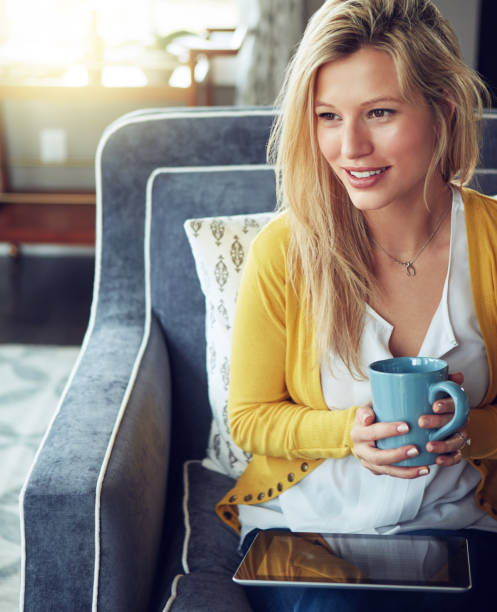 istock Thinking of the next subject for her blog 824190448