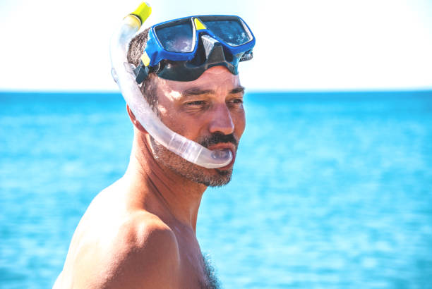 istock Closeup Portrait Of Scuba Diver 824201810