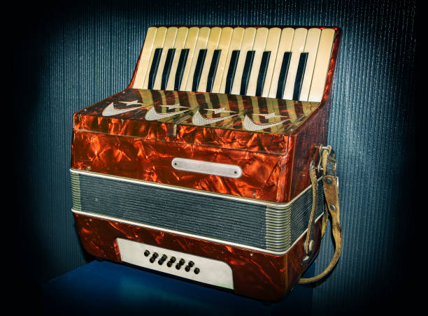 istock Old antique accordion 824205030