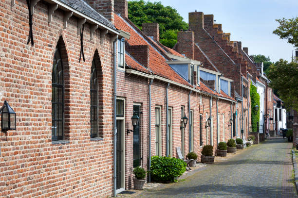 istock Old historical street in Buren 824207142