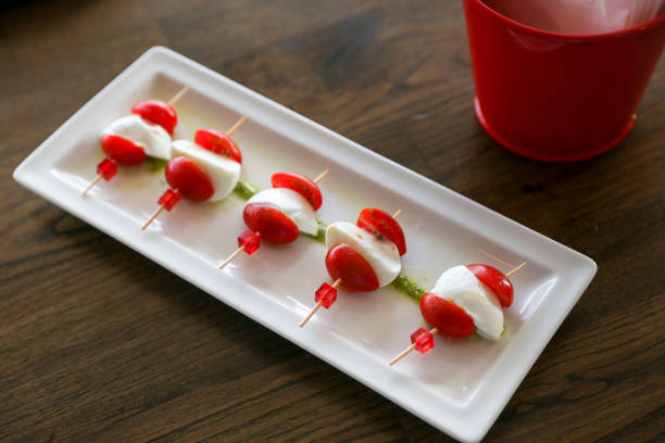 istock Catering set with tomato and mozarella cheese 824219098