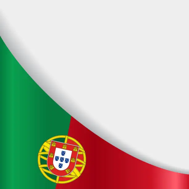 Vector illustration of Portuguese flag background. Vector illustration.