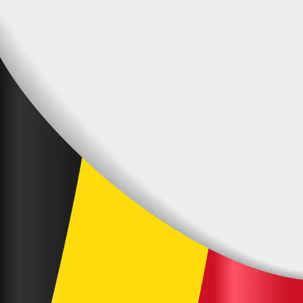 Vector illustration of Belgian flag background. Vector illustration.